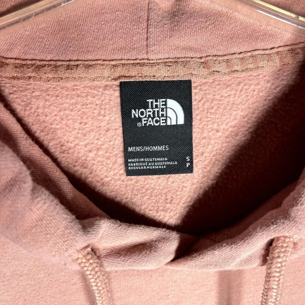 The North Face Sweat Shirt Hoodie‎ Pink with Black Lettering Mens Size S